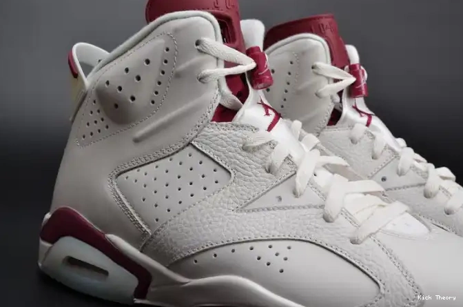 Kick Theory Maroon white Jordan 6 Retro 384664-116 Air 0624